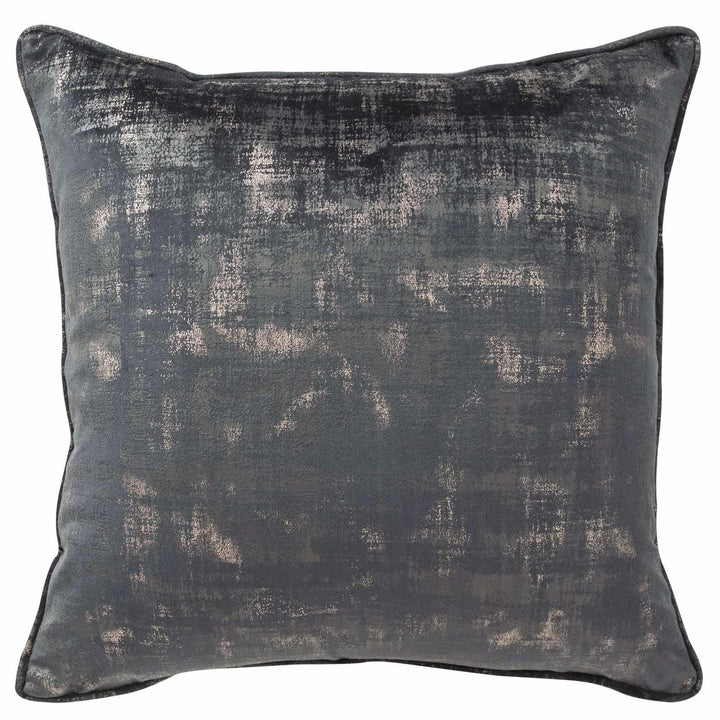 Venice Metallic Grey Cushion Cover 17" x 17" - Ideal