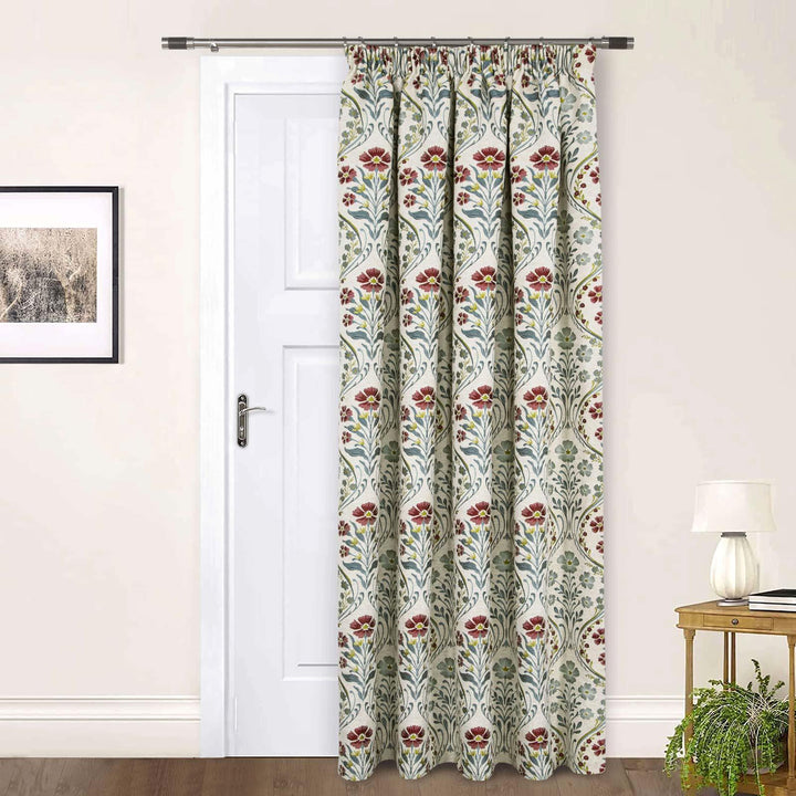 Vermont Tapestry Door Curtain Blue - Ideal