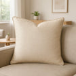 Vogue Embossed Cushion Cover 17" x 17" (43cm x 43cm) - Cream