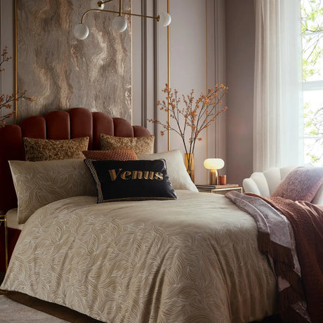 Laurence Llewelyn-Bowen Venus Embroidered Black Filled Cushion 4