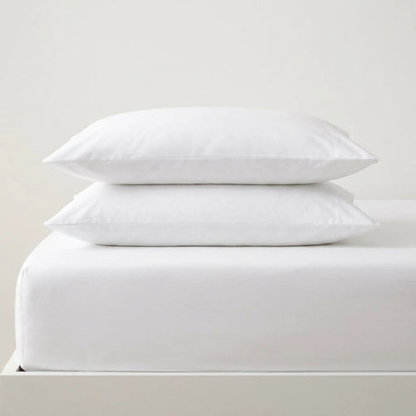 Plain Dye Polycotton Housewife Pillowcases Pair 12
