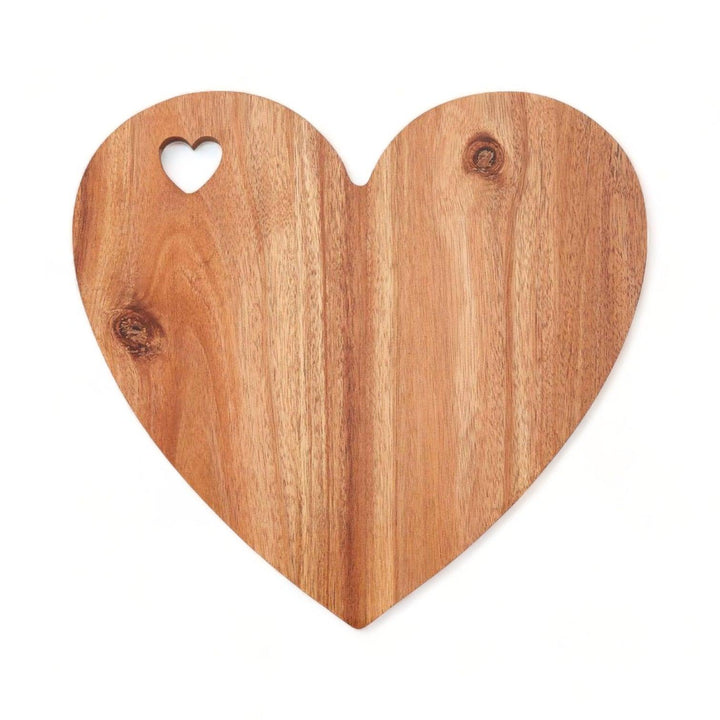 White Edge Heart Chopping Board - Ideal