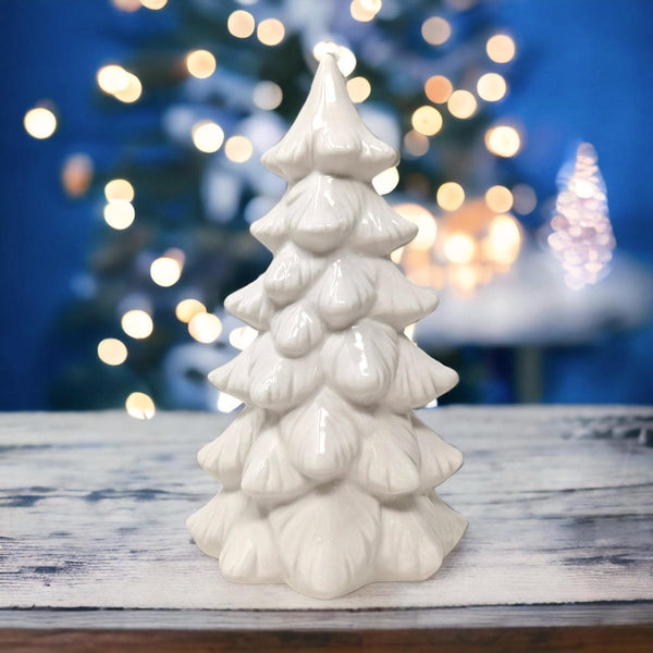 White Porcelain Christmas Tree - Ideal