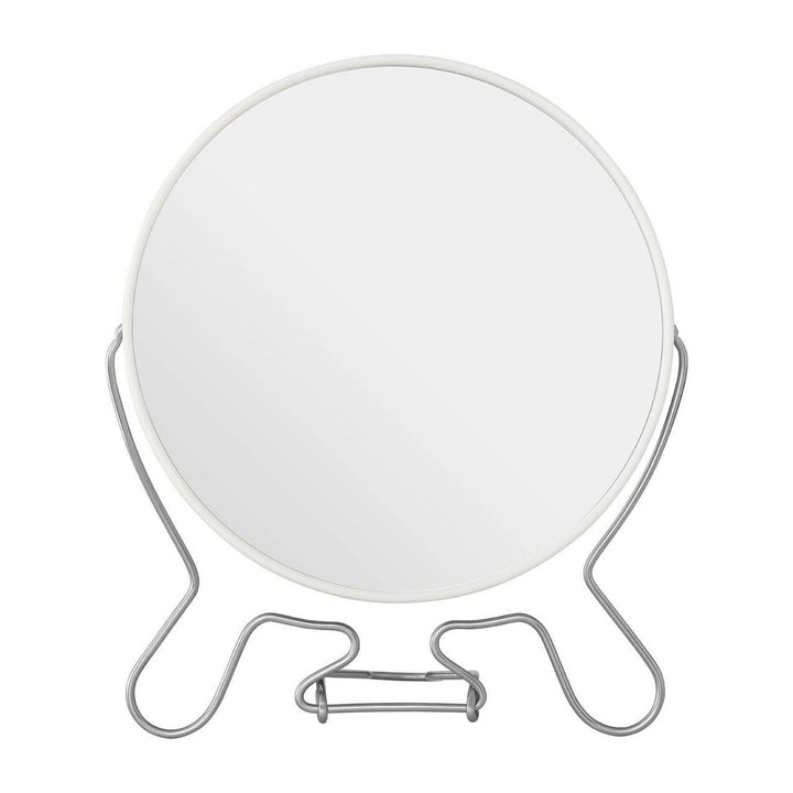 White Wire Swivel Shaving Mirror - Ideal
