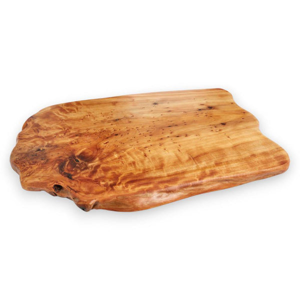 Wide Hand Carved Cedar Wood Board - Ideal