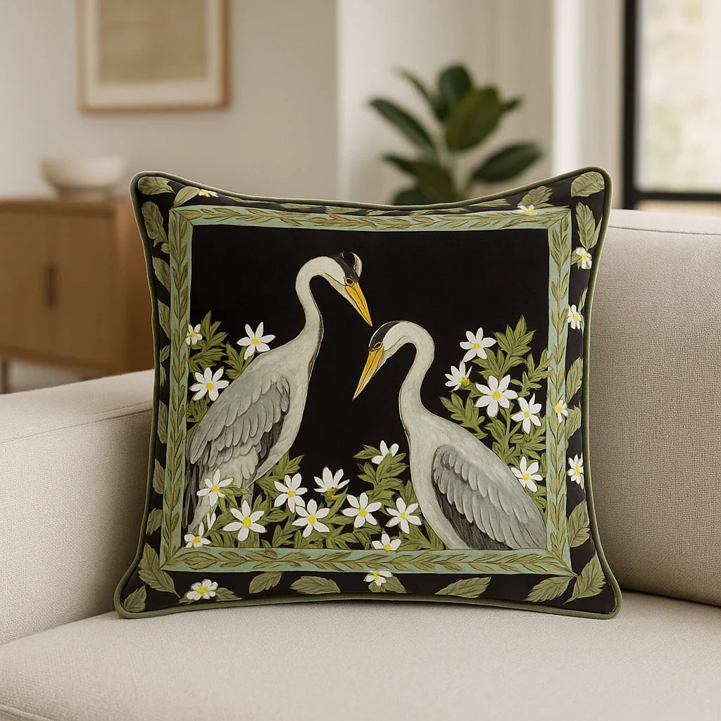 Braywick Velvet Wilbur Cushion Cover or Filled Cushion 43cm x 43cm