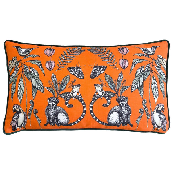Wild Mirrored Creatures Cushion Orange - Ideal