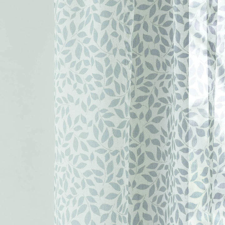 Willow Voile Curtain Panel Blue - Ideal