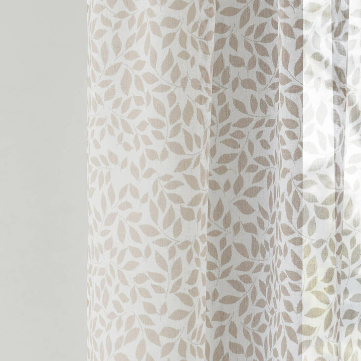 Willow Voile Curtain Panel Natural - Ideal