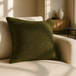 Wiltshire Boucle Cushion Cover and Filled Cushion 18" x 18" (45cm x 45cm) - Green