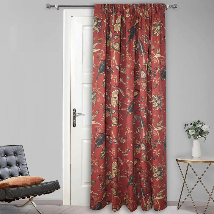 Windsor Door Curtain Terracotta - Ideal