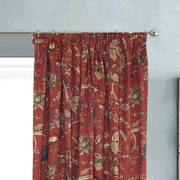 Windsor Tape Top Curtains Terracotta - Ideal