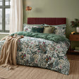 Winter Foliage Reversible Brushed Cotton Duvet Cover Set image 1