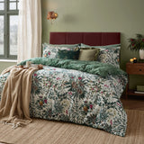 Winter Foliage Reversible Brushed Cotton Duvet Cover Set image 1