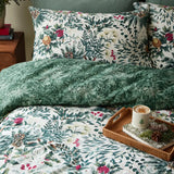 Winter Foliage Reversible Brushed Cotton Duvet Cover Set image 2