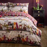Witchy Tales Printed Reversible Duvet Cover Set Multicolour - image 4