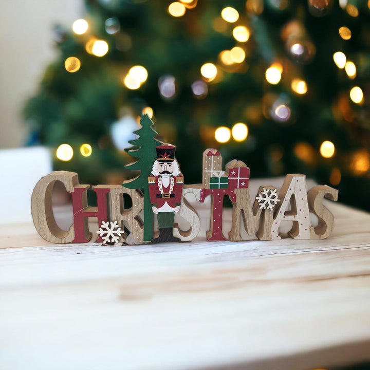 Wooden Nutcracker Christmas Sign - Ideal