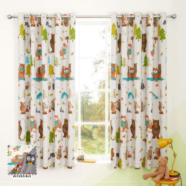 Woodland Adventure Eyelet Curtains - Ideal