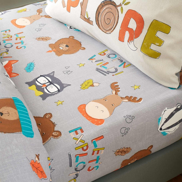 Woodland Adventure Fitted Sheet - Ideal