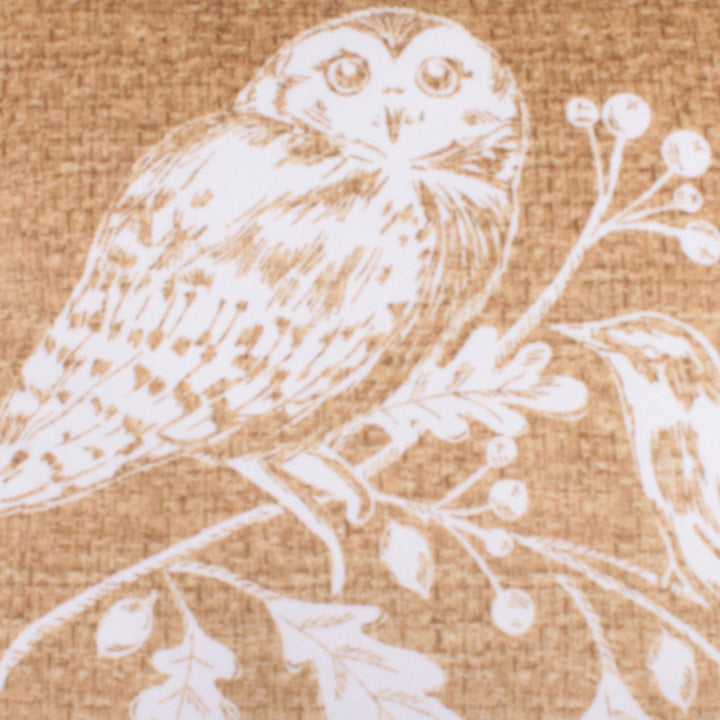 Woodland Owls Ochre Cushion Cover - Ideal