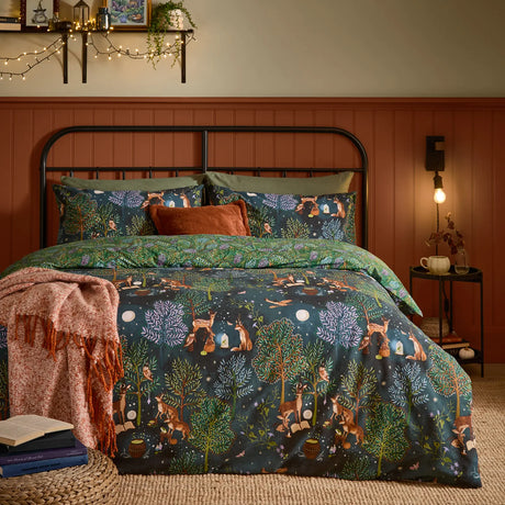 Woodland Rituals Reversible Duvet Cover Set image 1
