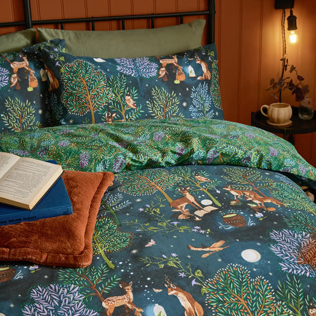 Woodland Rituals Reversible Duvet Cover Set image 3