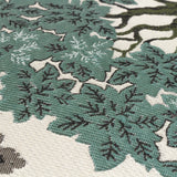 Woodlands Tapestry Velvet Green Cushion Cover 55cm x 55cm - additional product view 4