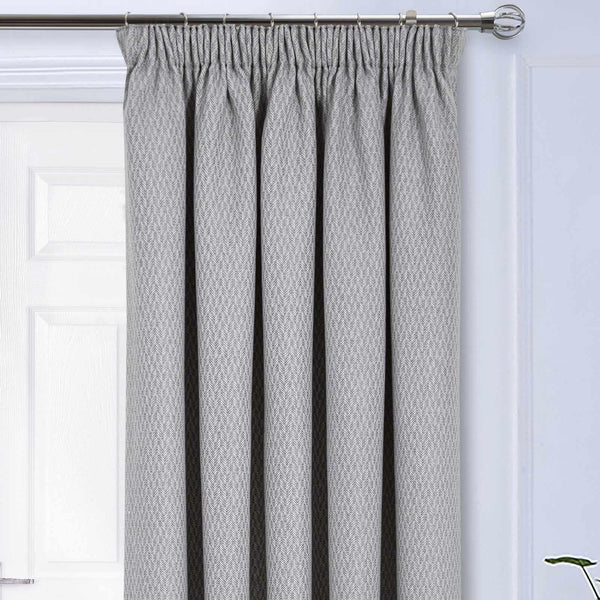 Woolacombe Thermal Door Curtain Pale Grey - Ideal
