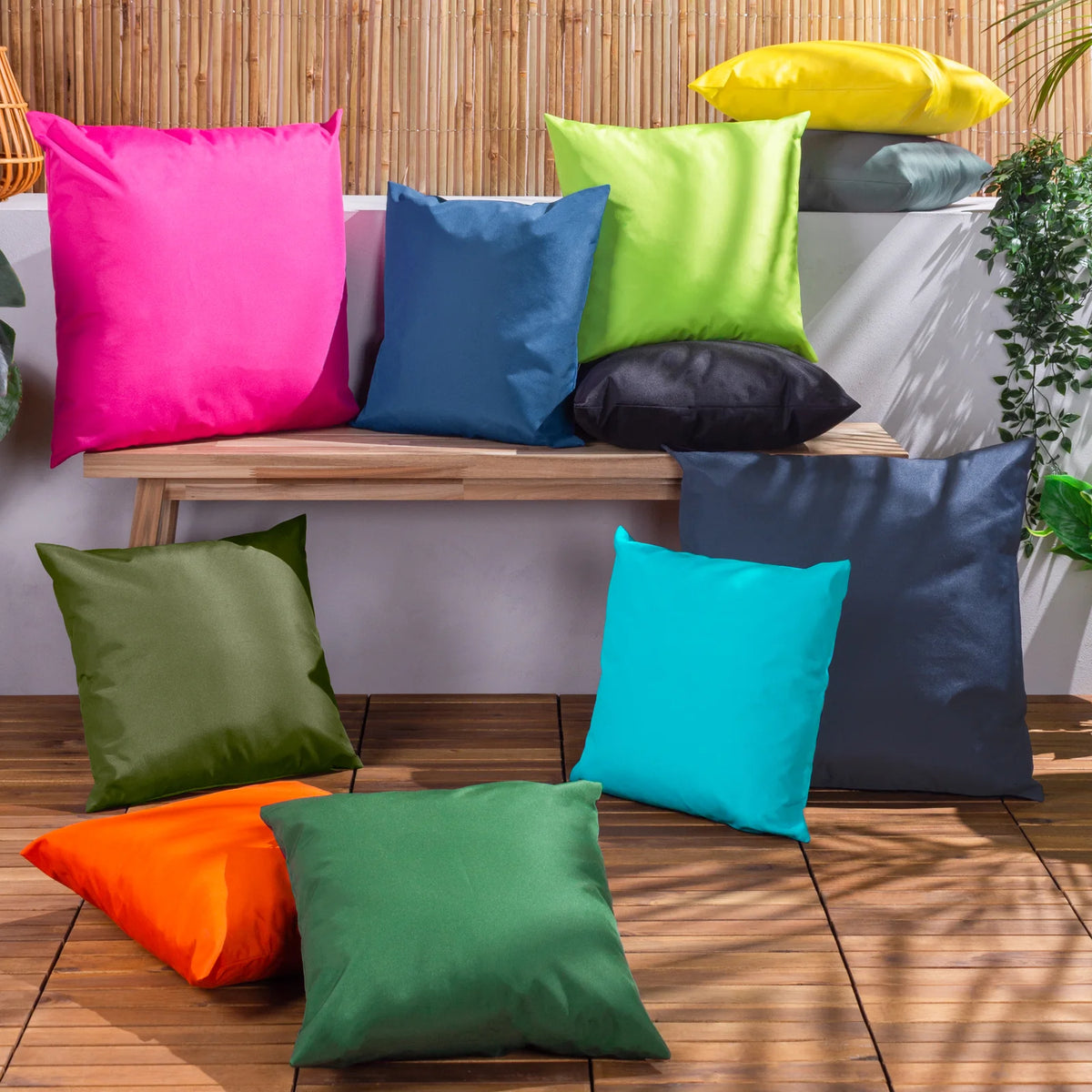 Wrap Outdoor Pink Cushion Cover 43cm x 43cm - additional product view 4