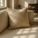 York Chenille Cushion Cover and Filled Cushion 18" x 18" (45cm x 45cm) by Sundour