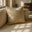 York Chenille Cushion Cover and Filled Cushion 18" x 18" (45cm x 45cm) - Earth