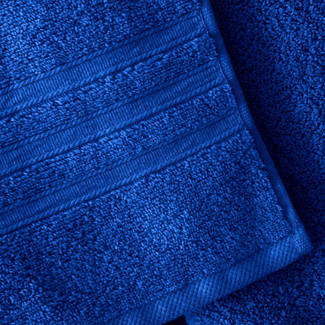 Catherine Lansfield Zero Twist Cotton 6 Piece Towel Bale Set Cobalt Blue