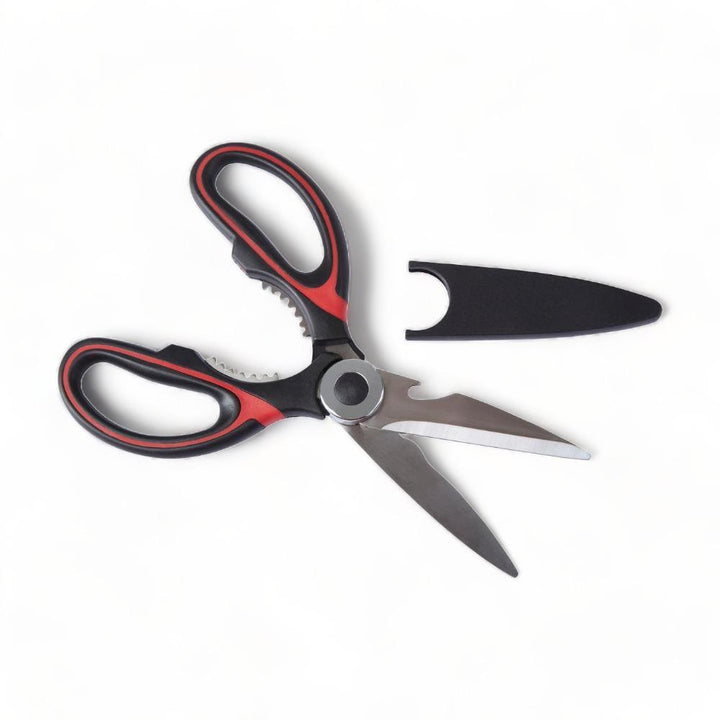 Zing! Black + Red Kitchen Scissors Utensils & Food Prep Aubina   