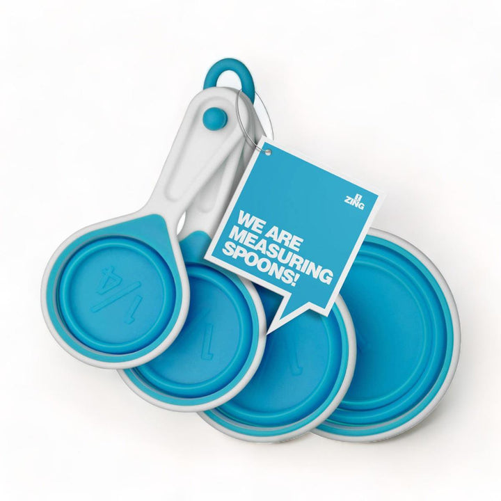 Zing! Blue Collapsible Measuring Cups - Ideal