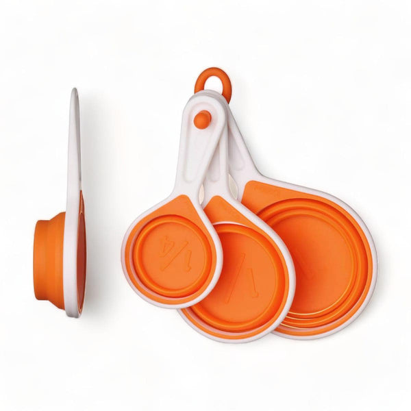 Zing! Orange Collapsible Measuring Cups - Ideal