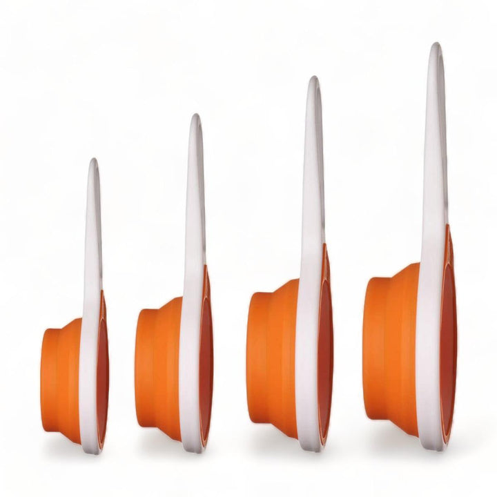 Zing! Orange Collapsible Measuring Cups - Ideal