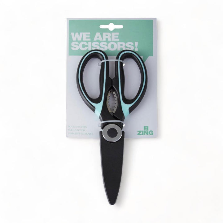 Zing! Pastel Green Kitchen Scissors - Ideal