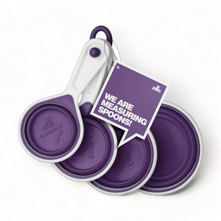Zing! Purple Collapsible Measuring Cups - Ideal