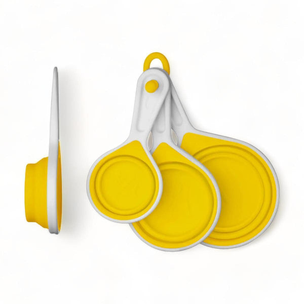 Zing! Yellow Collapsible Measuring Cups - Ideal