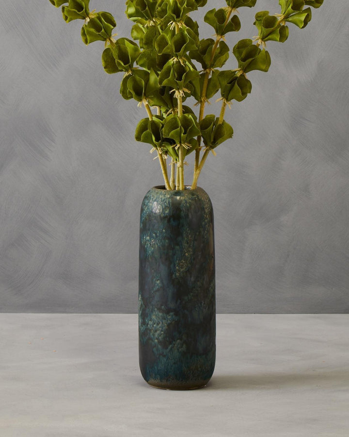 Seda Green Reactive Glaze Vase - Ideal