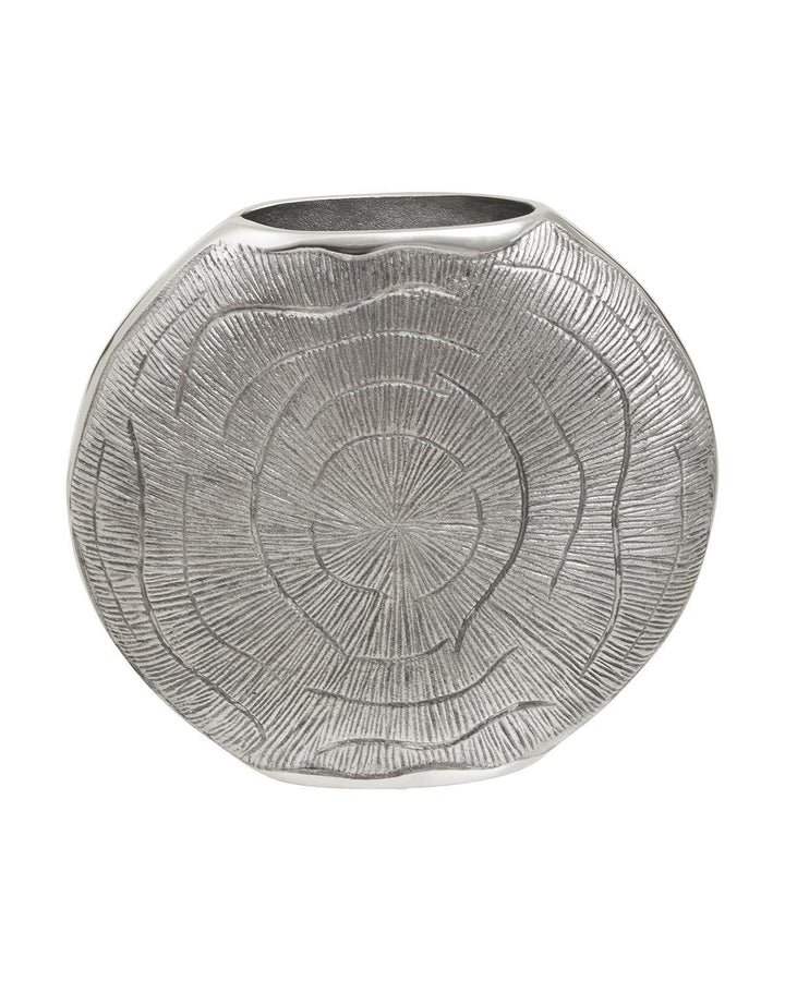 Balloch Large Oak Effect Silver Vase - Ideal