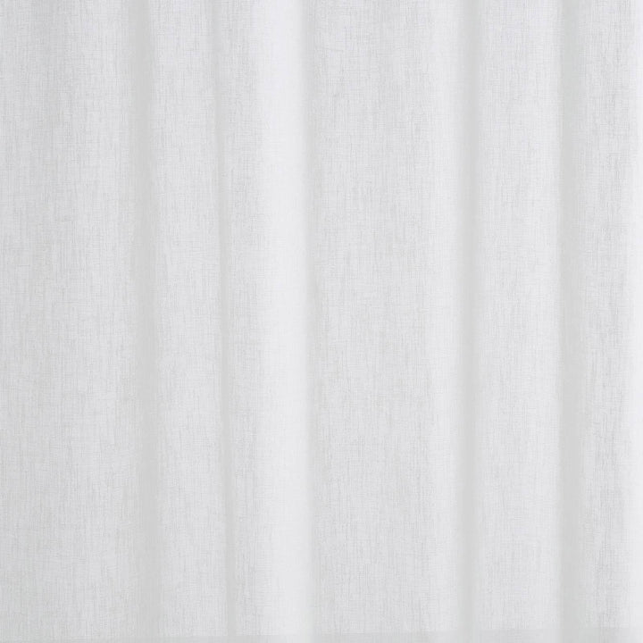 Kayla Recycled Slot Top Voile Panel White - Ideal