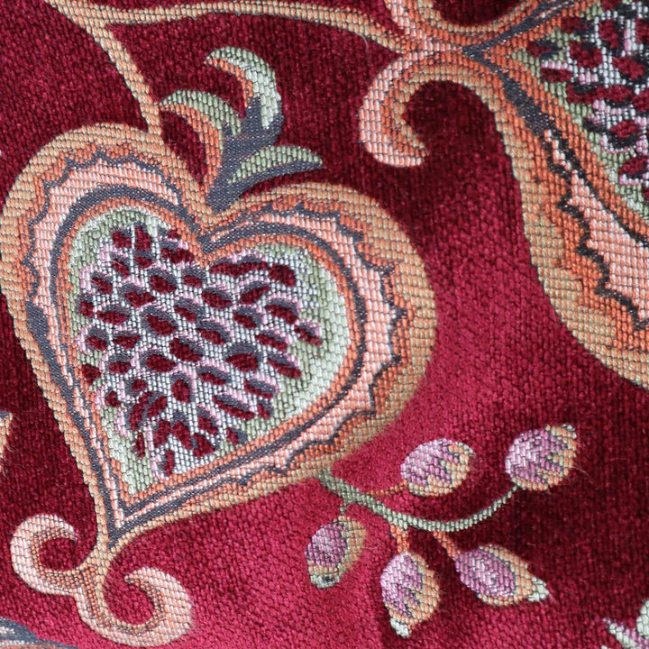 FABRIC SAMPLE - Summer Fruits Ruby Woven 137 -  - Ideal Textiles