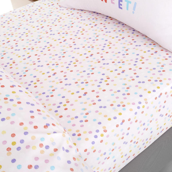 Ice Cream Fundae Pink Fitted Sheet - Ideal