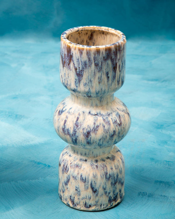 Medium Shyla Geometric Speckled Vase - Ideal
