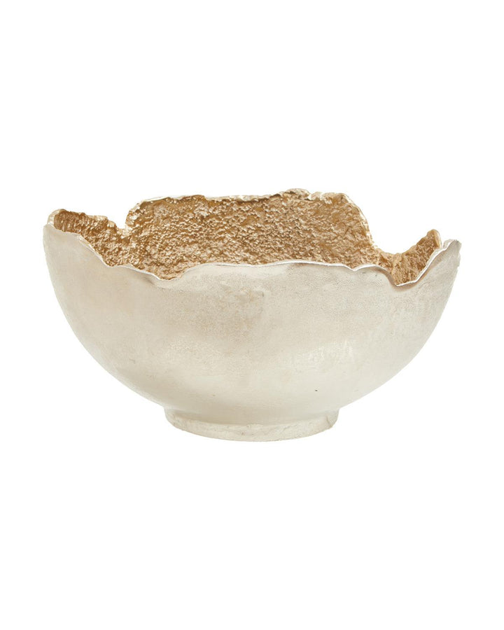 Killin Asymmetric Metallic Decorative Bowl (Large) - Ideal