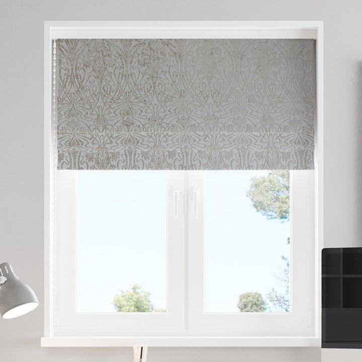 Tiverton Sand Made To Measure Roman Blind -  - Ideal Textiles