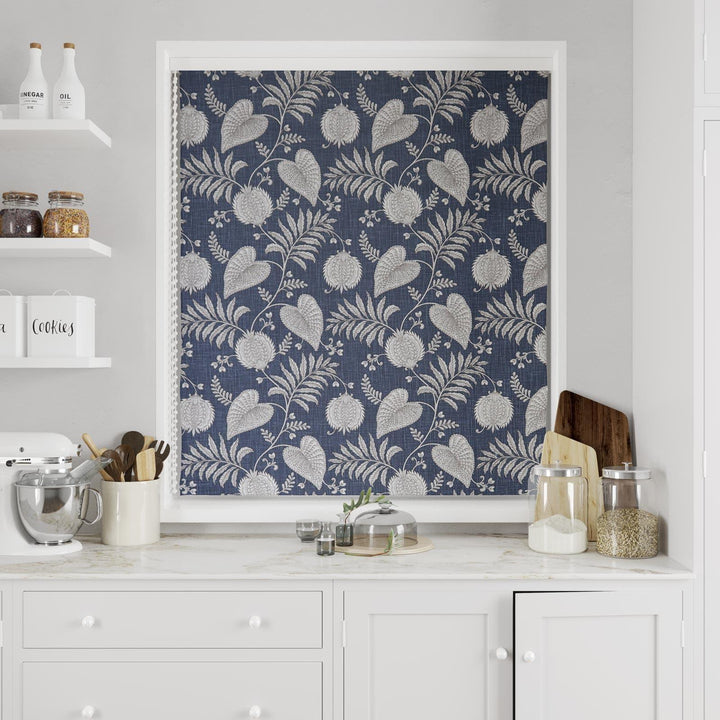Senja Sapphire Made To Measure Roman Blind -  - Ideal Textiles