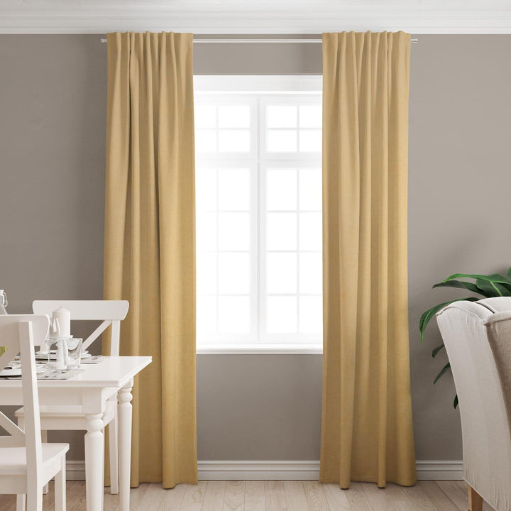 Seelay Lemon Made To Measure Curtains -  - Ideal Textiles