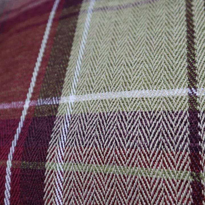 FABRIC SAMPLE - Argyle Claret Woven -  - Ideal Textiles